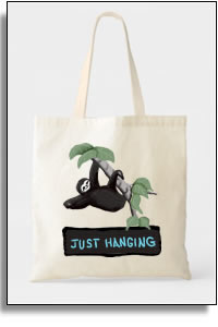 Just Hanging Sloth In a Tree Tote Bag